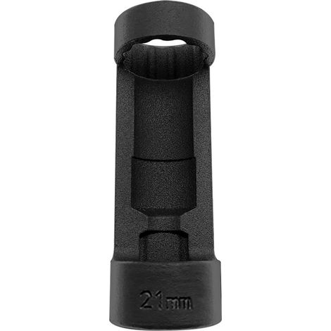 Jeffergarden Douille pour écrou de jambe de force, douille de suspension 12 pans, entraînement 1/2 pouce, outil de réparation automobile (21 mm, noir) (1/5)