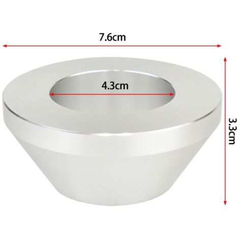 Cône de centrage pour changeur de pneus manuel pour voiture et camion, compatible avec une ouverture de moyeu jusqu'à 3 pouces (1/5)