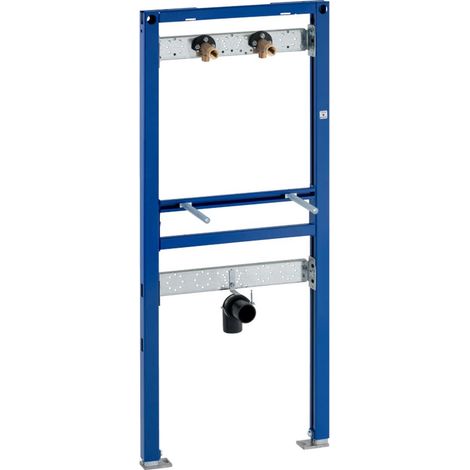 Geberit Duofix Élément pour lavabo, 130 cm, robinetterie murale apparente, 111.437.00.1