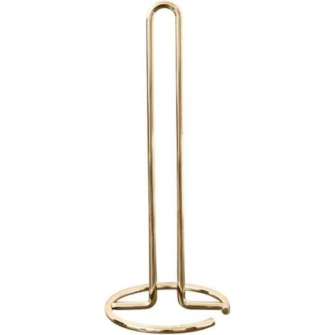 Support de Rouleau de Papier, Porte-Rouleau de Cuisine Portable en Acier Inoxydable Or Porte Rouleaux Papier Toilette Vertical en Acier Support Distributeur de Papier Pour la Cuisine Salon Chambre-Fei (1/5)