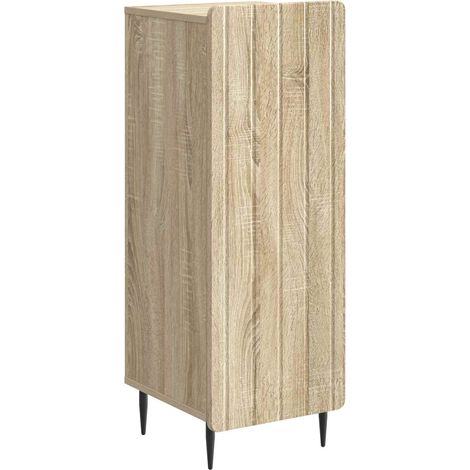 Aparador Roble Sonoma 34,5 x 33 x 92 cm Madera de Ingeniería vidaXL