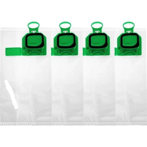 Sacs à poussière, compatibles avec les aspirateurs Vorwerk Kobold VK140 et VK150.(4PCS)