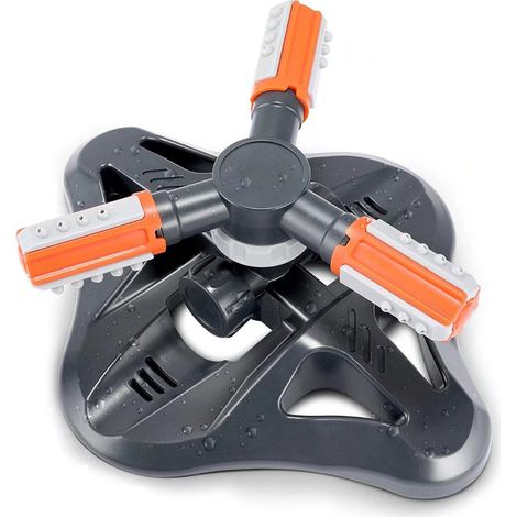 MINKUROW Irrigatore Da Giardino, Irrigatore Per Prato, Sistema Di Irrigazione Con Irrigazione Per Prato, Irrigatore Rotante A 360° Per Prato, Irrigatore Per Cortile, Prato, Bambini E Giardino (1/5)