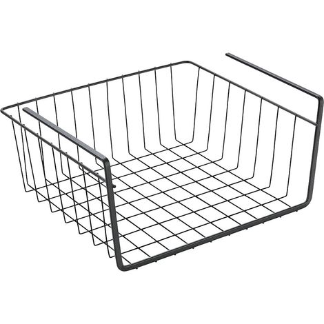 Estante intermedio negro kanguro 30 cm lava metaltex (1/5)