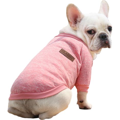 1 pull pour chien, cardigan épais en maille, doublé laine, pour chiens et chats de petite et moyenne taille, hiver/automne