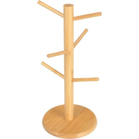 1 Support Saucisson Bois 6 Branches Hauteur 34 Cm Porte Bretzel Rangement Cuisine Bar Hôtel