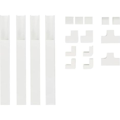 Hama 00221017 Canalina passacavi (L x P) 24 mm x 14 mm 4 pz. Bianco (1/5)