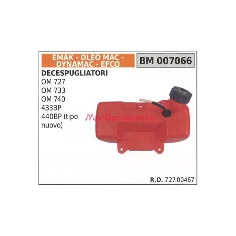 Serbatoio carburante EMAK motore decespugliatore OM 727 733 740 433BP 007066