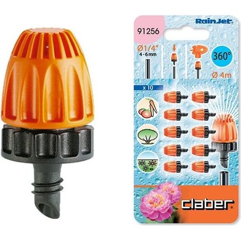 GOCCIOLATORE IN LINEA 2L/H D1/4" 360°