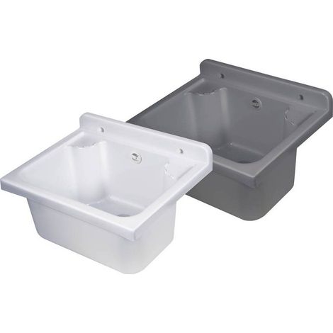 Pilozzo mural 42,5 cm en PP Mini&Smart avec grille - Couleur : BLANC BRILLANT