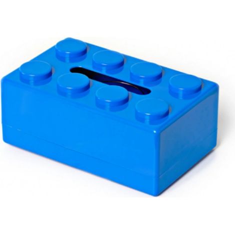 caja para pañuelos, diseño apilable tipo ladrillo, plástico resistente, tamaño compacto 20x12,6x8 cm, ideal para sala de estar o comedor. (1/5)