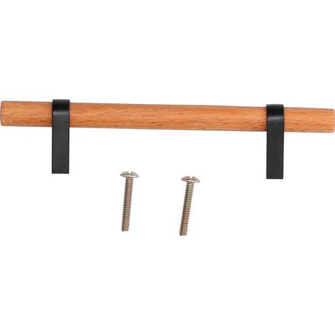 Poignée de tiroir moderne noire pin, tirage de porte pour meuble de salon, quincaillerie 96 trous.