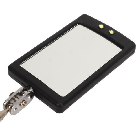 Miroirs d'Inspection Télescopiques LED Flexible Rétractable - - Ens. de 2 - Utile et Portable (1/4)