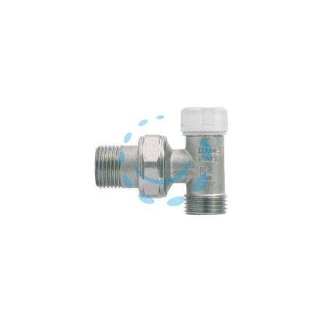 DETENTORE PER TERMOSIFONI AD ANGOLO MASCHIO ART.397 - M 3/8"