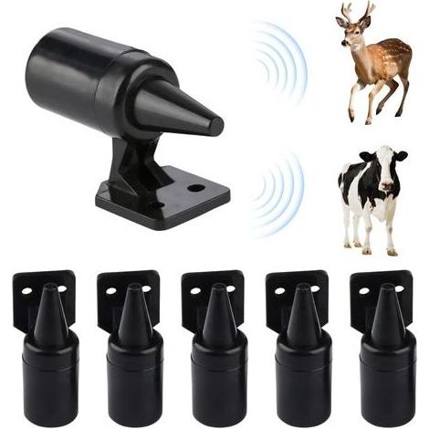 Lot de 6 répulsifs ultrasoniques pour Animaux (Voitures sifflets Anti-Cerfs répulsifs) Protection Efficace Contre la Faune Sauvage pour la Conduite (1/5)