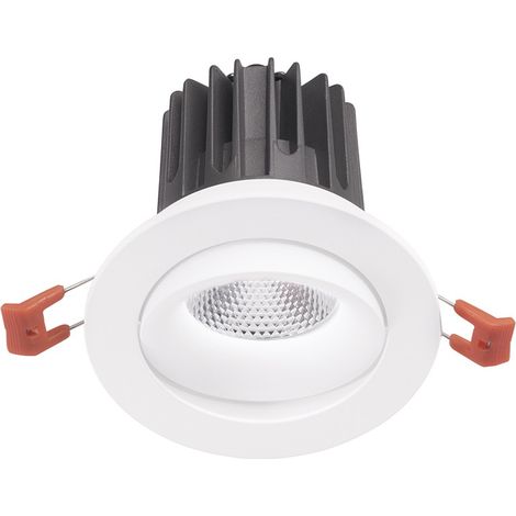 Spot Encastrable Orientable Gfa1042C Led 25W 2100Lm 3000K 36° Cri90 Structure En Aluminium Blanc Satiné - Gealuce (1/2)