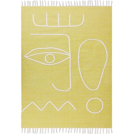 Outdoorteppich YAVU Gelb 140 x 200 cm (1/5)