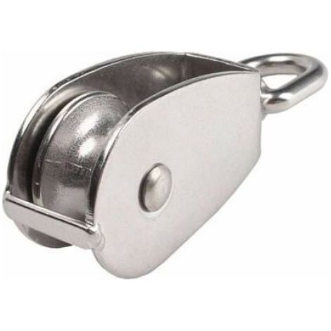 Poulie - Acier Inoxydable 304 - Diamètre Roue 32 mm - Capacité 250 kg - Pour Système de Levage - 2 Pièces (1/4)