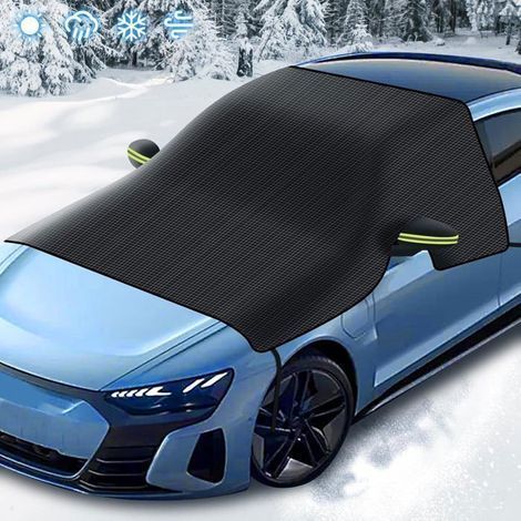Couverture Pare-Brise Voiture. Universelle pour Bache Voiture Anti Givre et Neige. Soleil. Poussière - 145 x 100cm