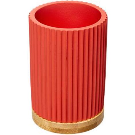 Gobelet Brosse à Dent "Modern" 11cm Rose