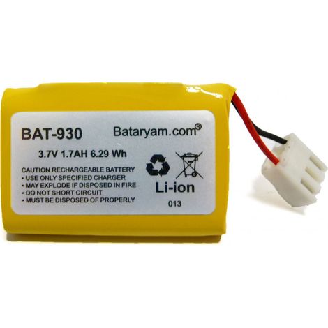 Pack piles TPE SAGEM/MONETEL  – Li-Ion - 3,7V - 1.7Ah + connecteur