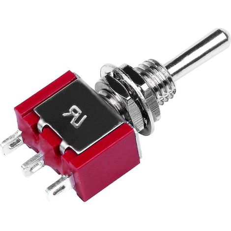 2 interrupteurs à bascule momentanés SPDT 3 positions (Marche/Arrêt/Marche) 250 V CA 2 A / 120 V 5 A (1/5)