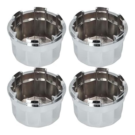 Capuchon de Moyeu Central VTT, 68 mm, Finition Galvanoplastie, Compatible Jantes Alliage 8-14 Pouces, Kit 4 Pièces (1/5)