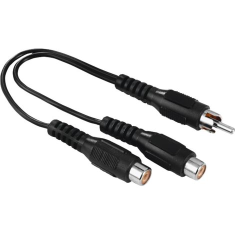 Hama adapter audio subwoofer cinch stecker auf 2x cinch buchsen (1/2)