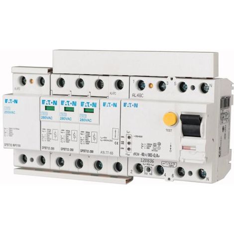 Kit parafoudre kit TN-S/TT 3+1p 000158333 EATON SPBT12-280-3+NPE/BB