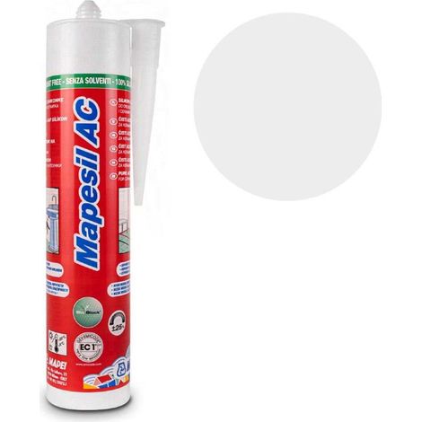 Mapei Mapesil AC 111 Silver Grey 310ml Solvent Free Silicone Sealant