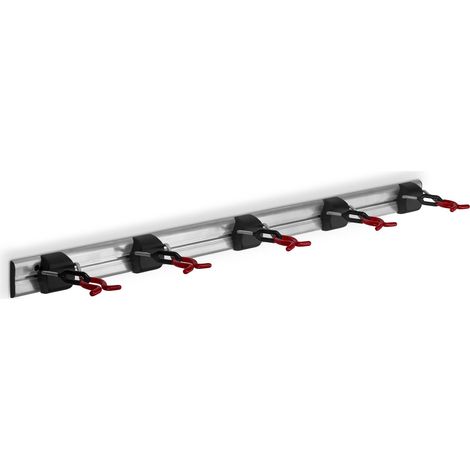 OrgaTech Coaxis x-Star Geräteleiste 100 cm mit 6 Gerätehaltern (1/3)