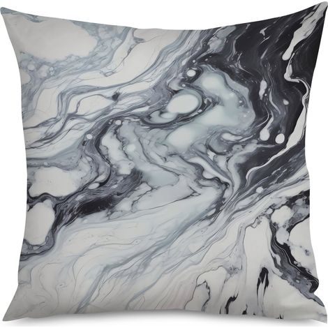 Housse de Coussin Déco Marbre Style Moderne Salon (1/5)