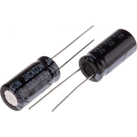 Condensateur RS PRO 330µF, 63V c.c.
