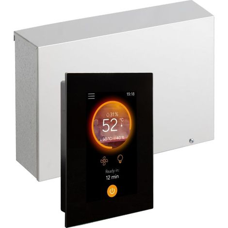 Harvia FENIX Saunasteuerung mit Touchscreen und FX110C WiFi Core Combi 11 kW