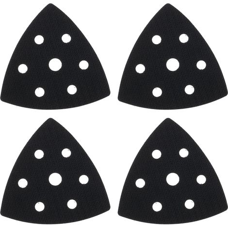 Lot de 4 Patins de Protection Autocollants Delta Sander (93 X 93 X 93 Mm) 7 Trous Compatible avec DSE 280 Intec Et DSE 300 Intec. (1/5)