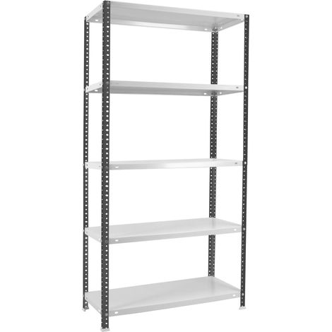 Simonrack scaffale metallico antracite e bianco 1800 mm