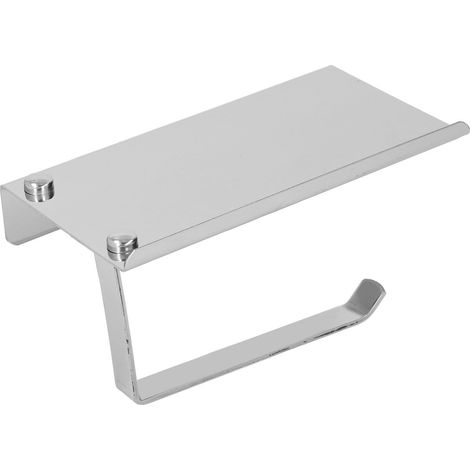Distributeur de papier toilette double usage, sans perçage, en acier inoxydable, pour salle de bain domestique K6 304 (1/5)