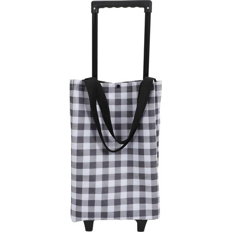 de courses pliable à roulettes avec sac amovible Chariot de