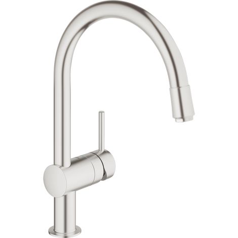 GROHE Minta Mitigeur monocommandé pour évier, portée 215mm, bec (1/5)