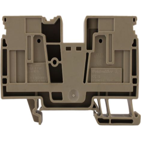 Morsetto passante beige 16mmq 1 piano 2 conduttori  Weidmuller (1/3)