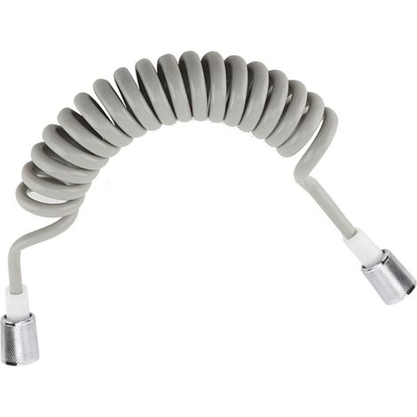Tuyau de douche flexible à ressort en ABS pour plomberie, WC, pistolet de douchette bidet, salle de bain (1/5)