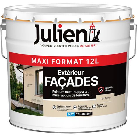 Pintura para exteriores multiusos para fachadas 12l - Julien