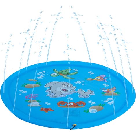 Arroseur tapis d'eau jardin fontaine wading piscine 170cm (1/5)