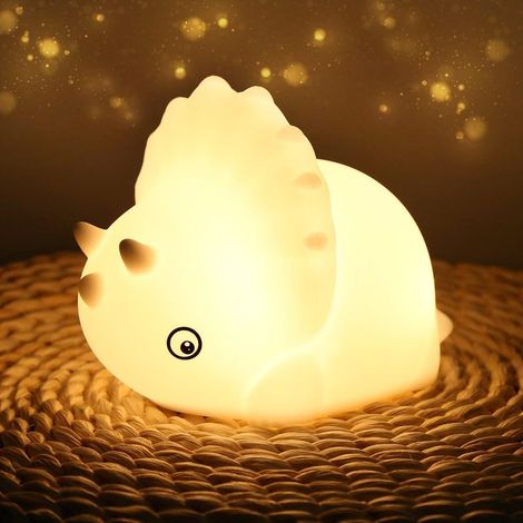 Veilleuse de chevet - blanche - commande tactileUSBveilleuse portable rechargeable avec minuterie (1/5)