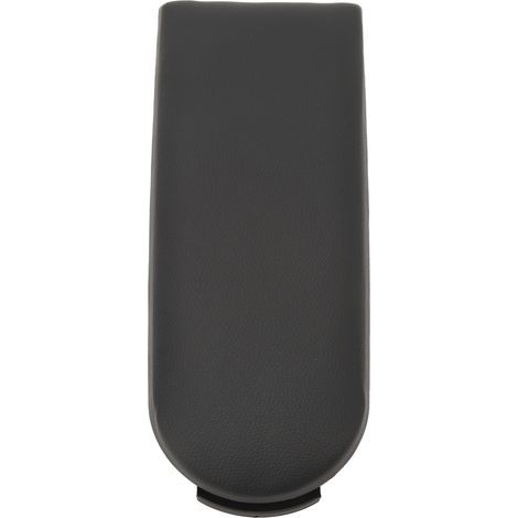 Housse de console centrale 31x12cm similicuir noir antidérapant, protège-coffre résistant à l'usure et aux décolorations (1/5)