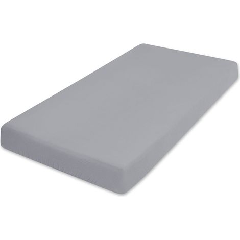 Lenzuolo con angoli in mussola, confezionato in scatola, dimensioni 70x140x10 (1/5)