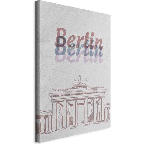 Peinture - Berlin à l'aquarelle (1 partie) verticale (1/5)
