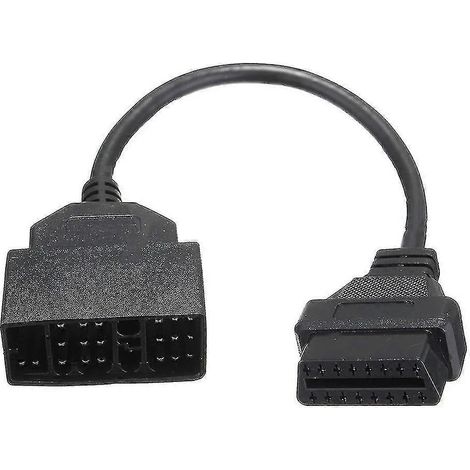 Câble adaptateur OBD1 vers OBD2 compatible Toyota diagnostic auto (1/4)
