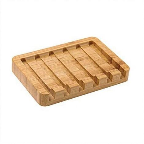 Porte-savon en bambou, porte-savon pour douche (1/5)