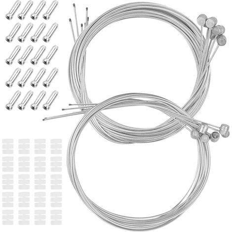 Convient pour les kits - câbles de dérailleur et câbles de frein internes (2 jeux) (1/5)